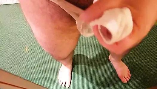 Penis, panty, cum