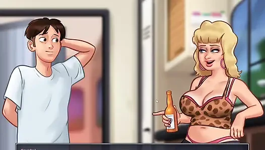 Alle xxx Szenen mit meiner freundin stiefmutter kristall in Summertime Saga