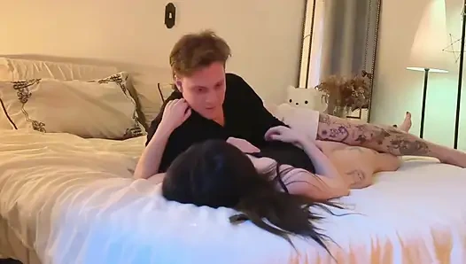 Real amateur sextape - intimer bettfick