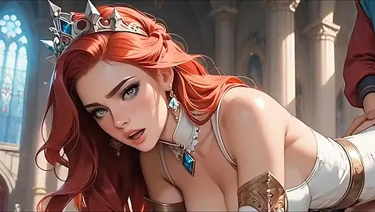 Келли одета как принцесса в замке (PleasureSex16)