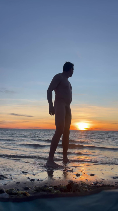 Prince Albert piercing sunset