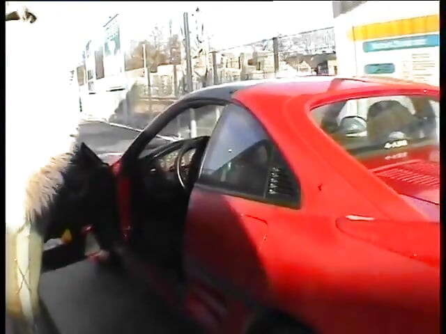 Blonde slut is showing her dirty minds to stranger