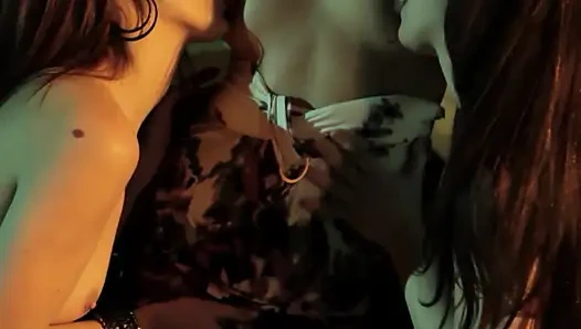 The Three Lesbians Enjoy Each Other Passionately