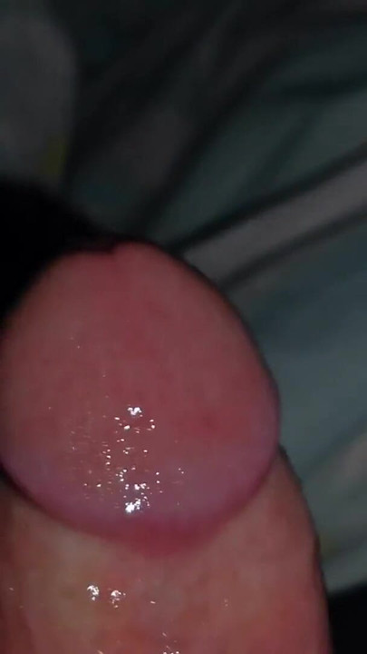 Captivating moment from "Very close-up of an over-excited penis and streams of pre-cum!"