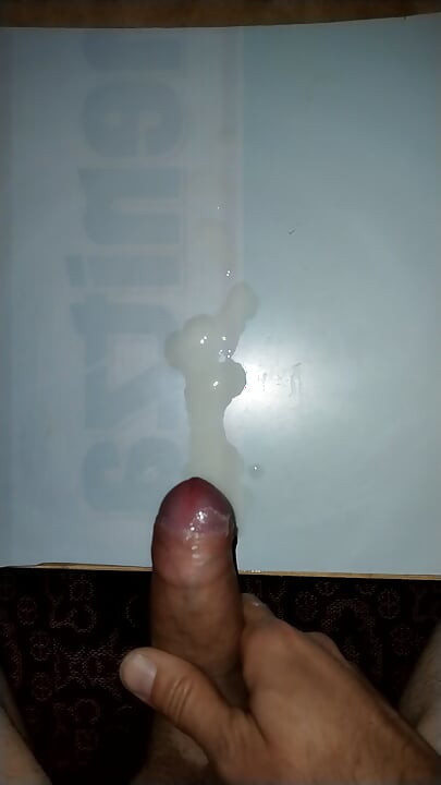 Yağlı yarağımdan büyük boşalma
