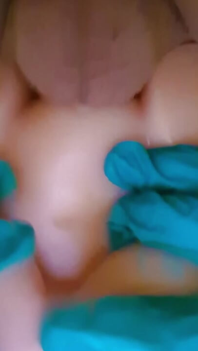 I was feeling horny so i stuck my 5 inche cock in my flashlight for a quickie