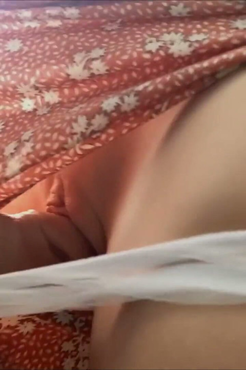 Omg! Dirty Sex Right on the Bus Under Skirt. a Hard Cock Cum Right in My Pussy.