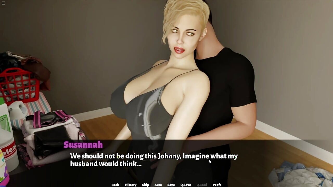 Stepmom Needs Help For Applying Sunscreen