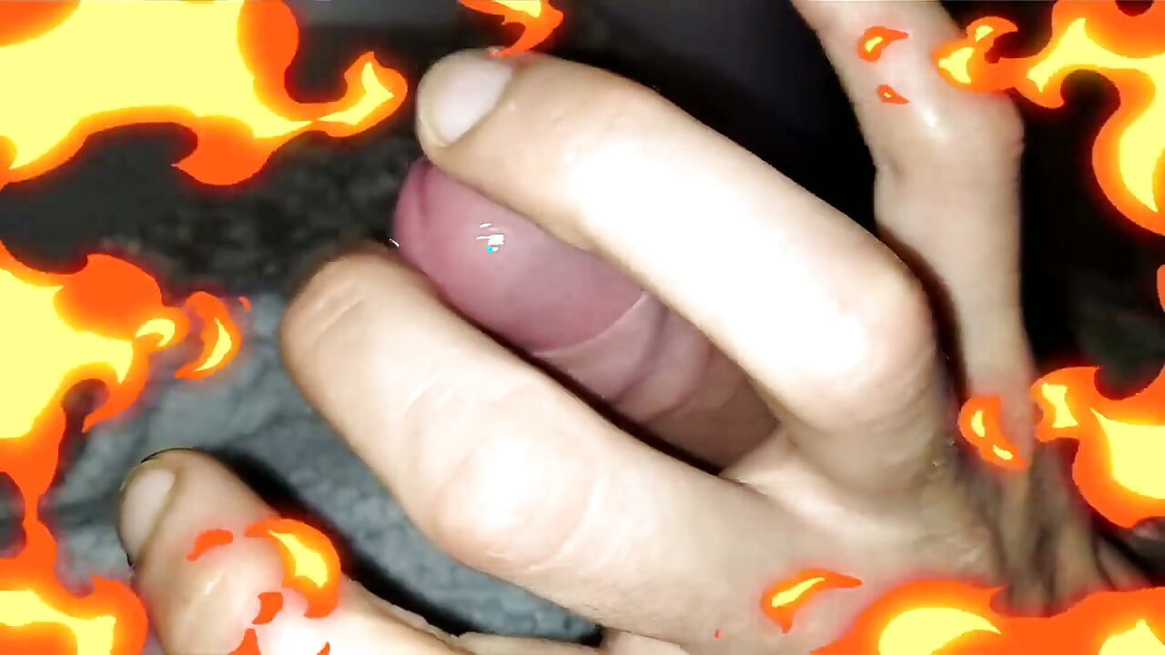 The Man's Huge Cock Is so Hot It Literally Burns!!