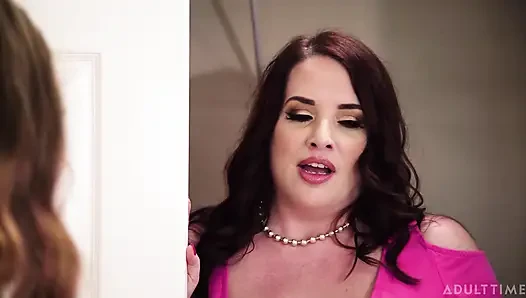 Stepmommy's Boy - Watcher MILF Maggie Green Fantasizes 3-way with Stepson Johnny Love & GF Arietta Adams