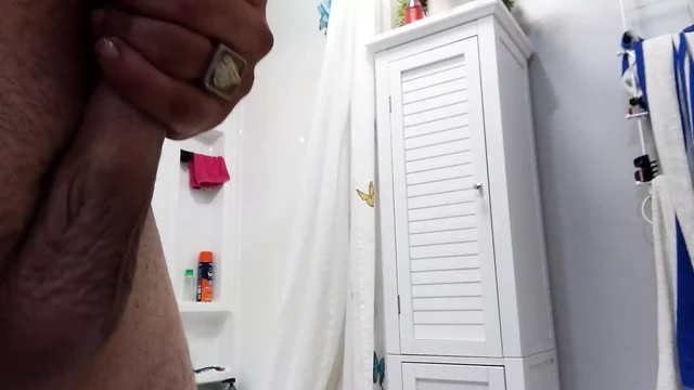 Stroking my Juicy Cock