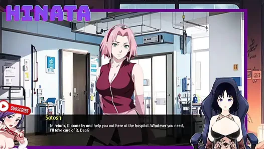 HINATA and SAKURA, chatting quietly. Shinobi Secrets EP 11