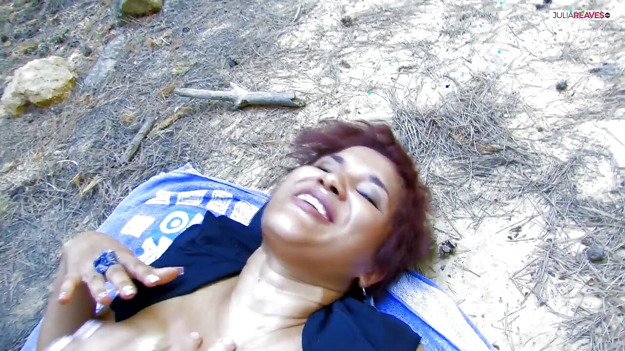 Slut bends over for a hard fuck outdoors
