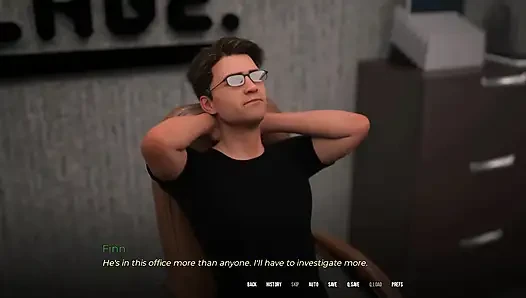 In Security: Hot Wife with Big Tits and Hubby with Big Cock Having Risky Marathon Sex in the Office While at Work - Episode 14