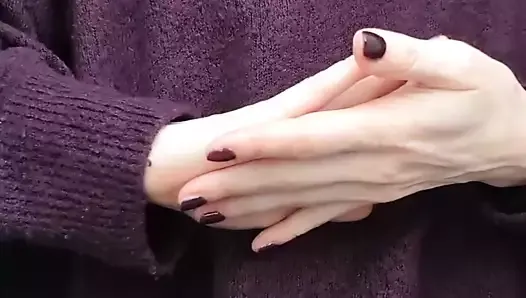 Soothings hand motions ASMR video