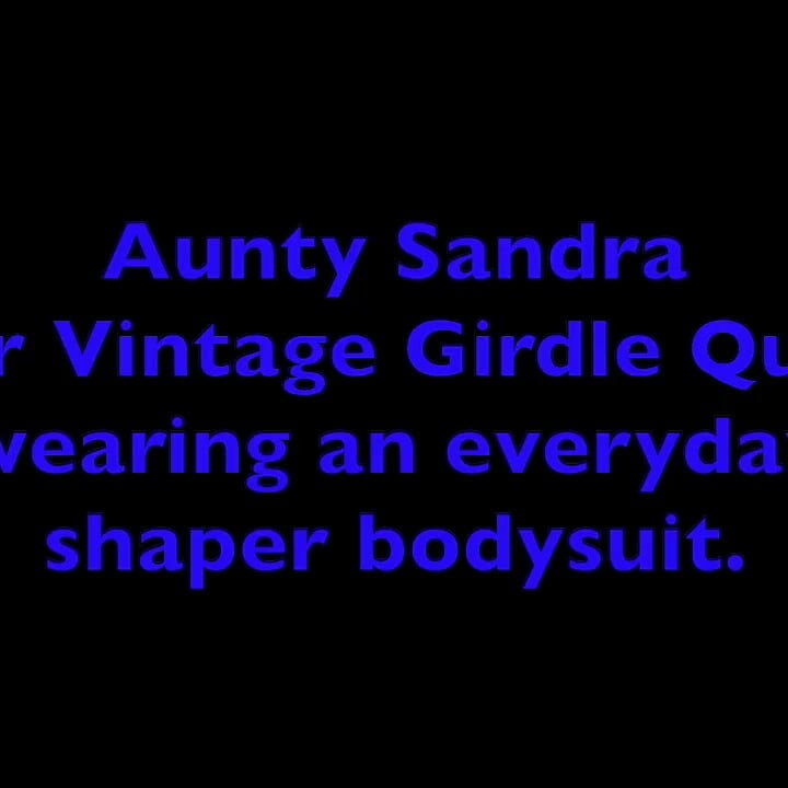 Vgq16 Aunty Sandra Wearing Her Soft Shape Wear All in One