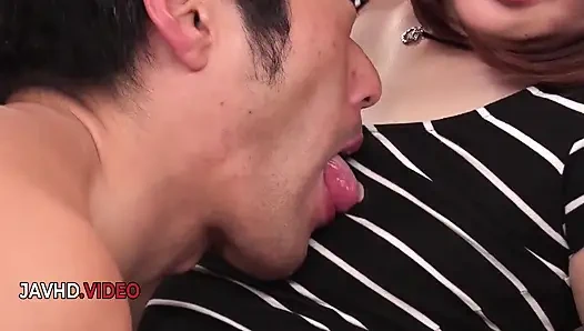 Rino Momoi's Hot Asian Blowjob Before Steamy Sex Session