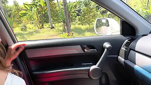 I hitchhike and fuck strangers. Face fucking, deep throat, huge cumshot