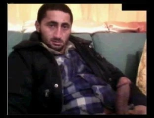 horny man wank his hot thick cock