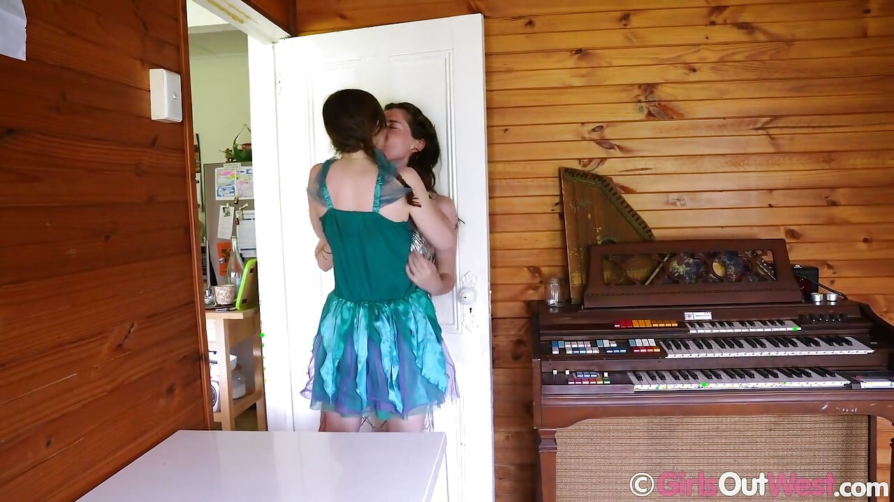 Horny Unshaven Brunettes Find Private Room to Lick and Finger Each Other's Hairy Cunt