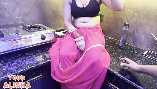 Padosan Chuddakad Aunty Chut Chudai Ka Maja ft. Alisha