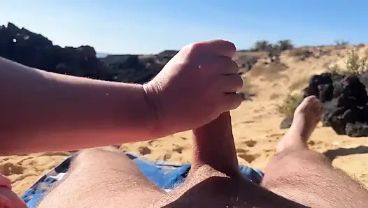 Сочный Публичный Минет На Пляже