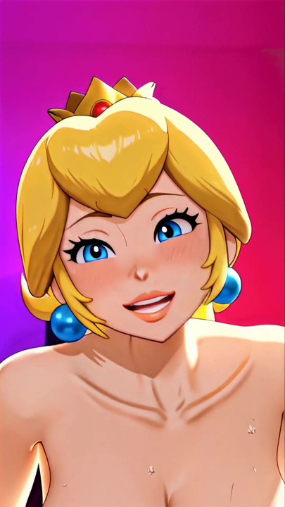 La princesse Peach est ta maman gothique femdom, coaching masturbatoire | Clip 1