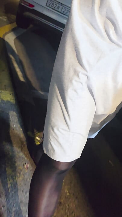 public pantyhose flashing