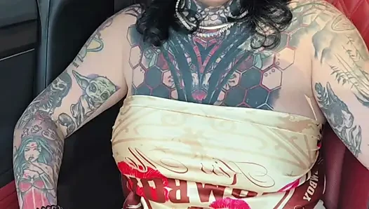 Step son gets punished by step-mom in public