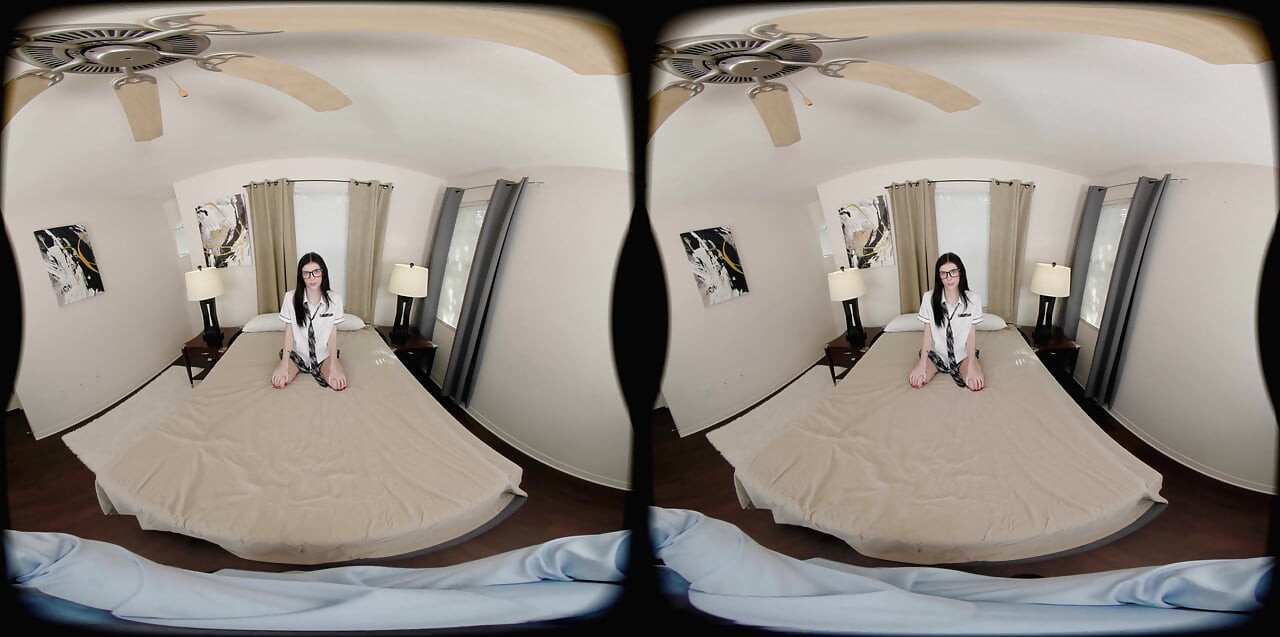FORBVR - Your Horny Teen Student Wants To POV Suck And Fuck Cock During Fieldtrip