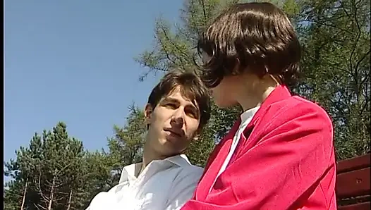 Draußen mit meinem freund und meiner besten freundin