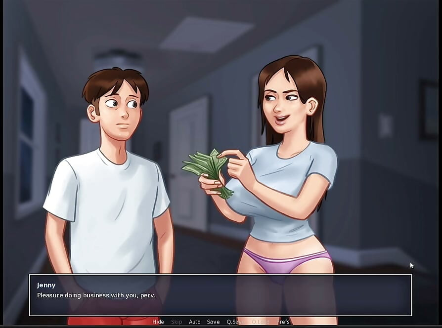Summertime Saga Gameplay : Intense Massage Scene with the Receptionist.