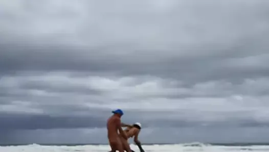 Hot wife fucked on the beach :-)