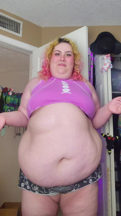 Belly is soft and squishy just like titties and therefore deserves squeezes just like titties.