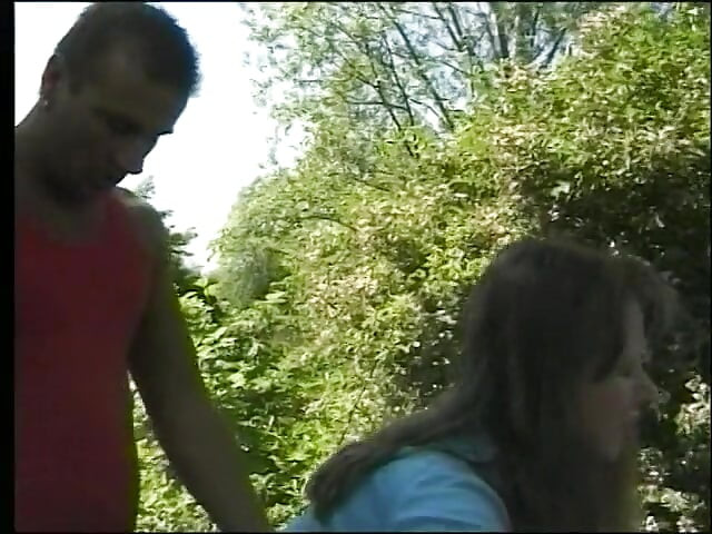 A girl, alone, with two perfect strangers