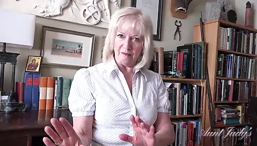 Tantejudys - Deine 69-jährige Reife Lehrerin Ms. Louise Hilft Dir, Deine Noten Zu Bekommen