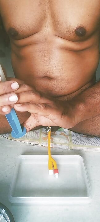 Urine bladder enima.Yoghurt insert into my bladder and mix with urine than I ate .