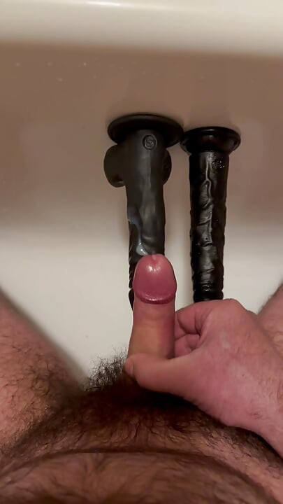 Jerkoff with Dildo