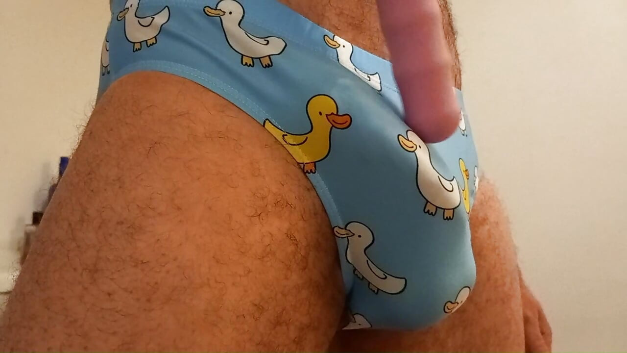 Speedo cum. Rubbing, vibrating, masturbating small penis bulge in speedo, swim trunks, brief. Please humiliate in the comments.