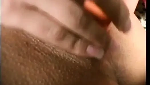 Beautiful Sexy Horny Amateur MILF with Small Tits Masturbates Her Hairy Pussy with a Dildo