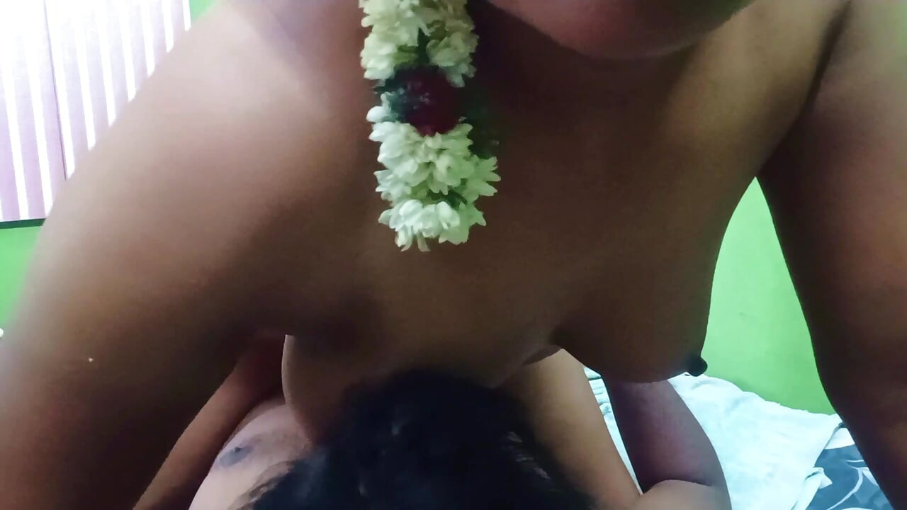He is squeezing Ammu's breasts and drinking milk 107