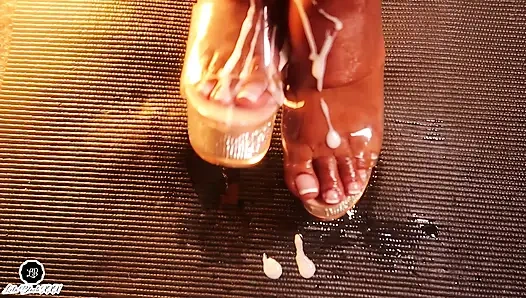 Lola Black XXX Ebony Feet In High Heels