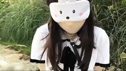 Açık havada bdsm kız