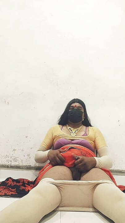 Dipali shemale red saree fuck