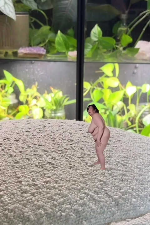 Shrunken Woman Fantasy Delivery Guy Gets His Revenge