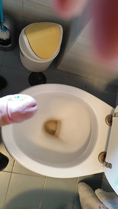 in the bathroom