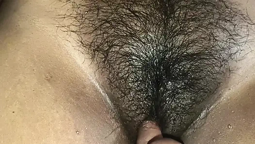 Blacky wife big boobs and pussy roughing