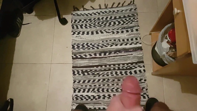 Cumshot at home