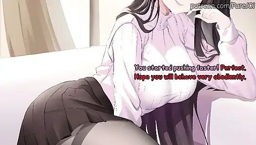 Rio from Blue Archive tests her new innovation on you (Feet and Pantyhose)