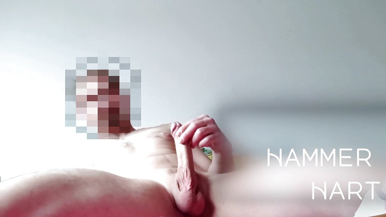 Relaxed Handjob In Bed With Hot Sperm